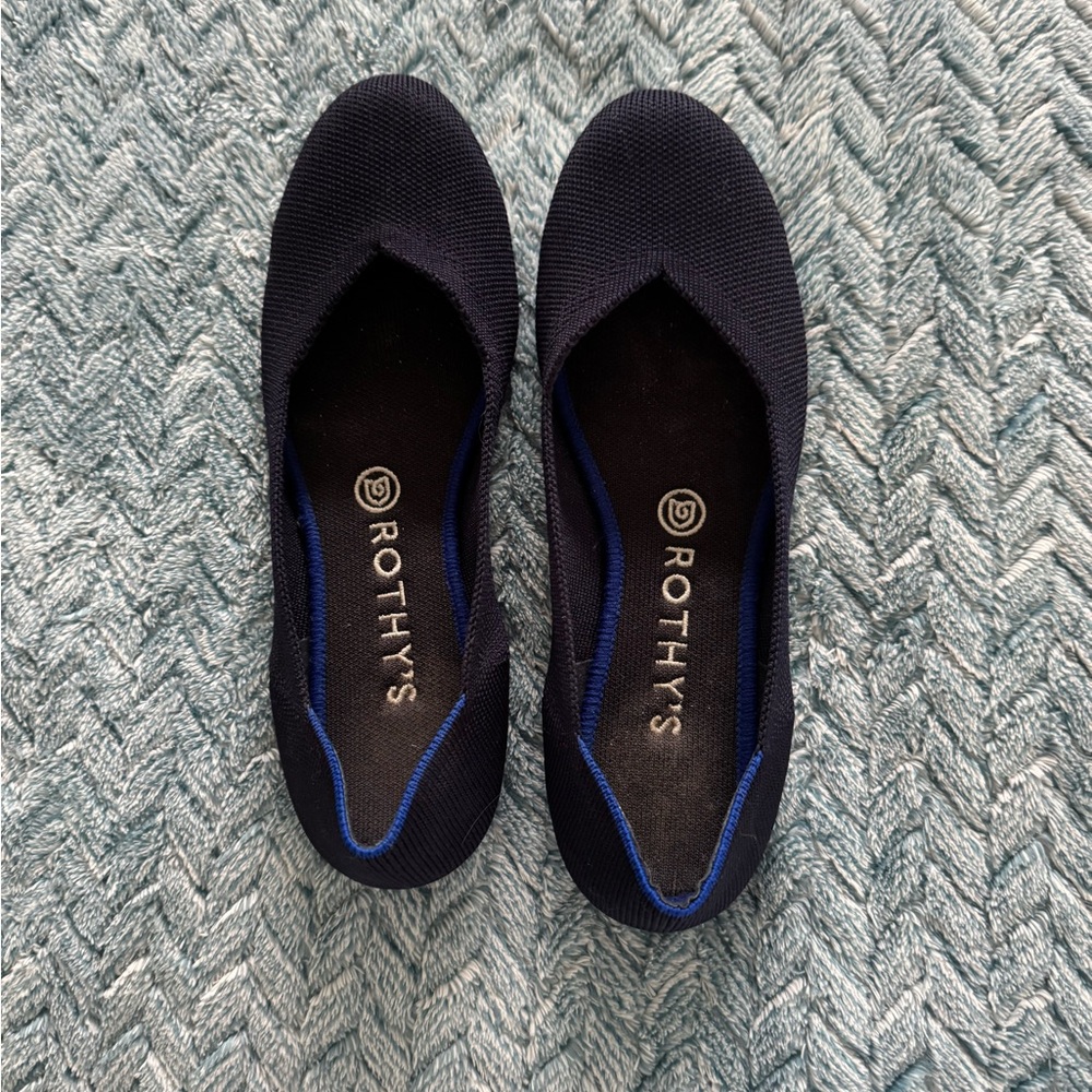 Rothy's Women's Navy Blue Flats